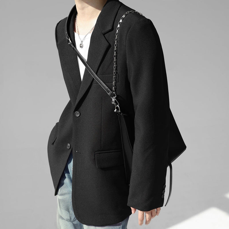 [8.23 New] Silver Snap Mode Loose Shirt mf2844